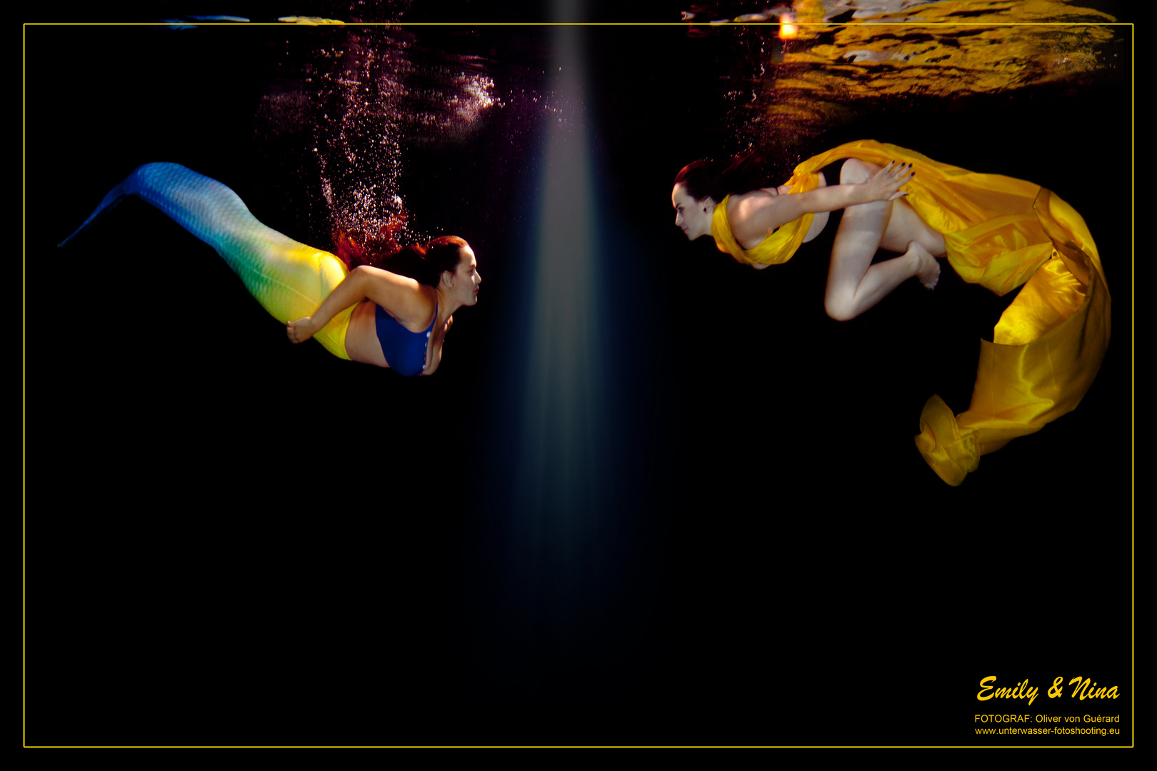 Unterwasser Fotoshooting - Model Emily & Nina