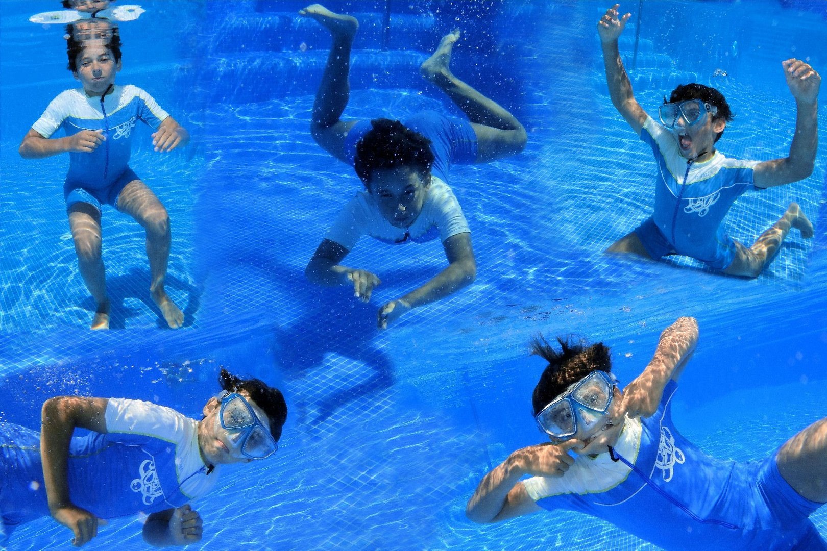 Unterwasserspaß im Sommer