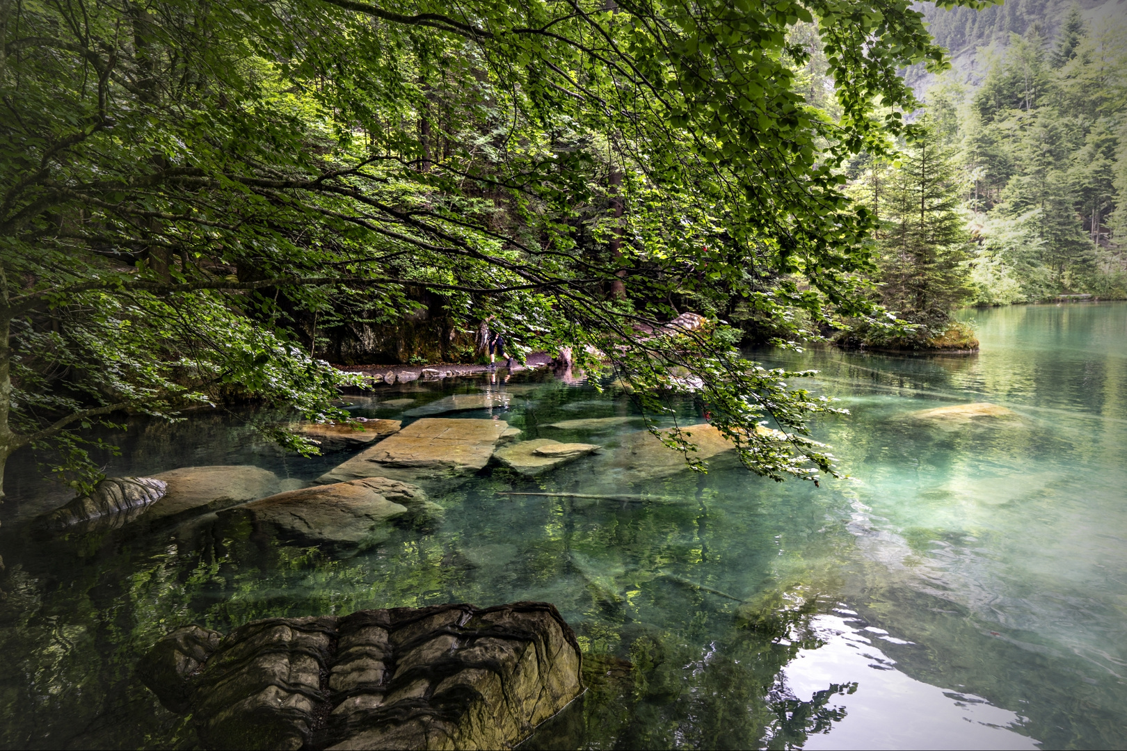 Unterwegs am Blausee