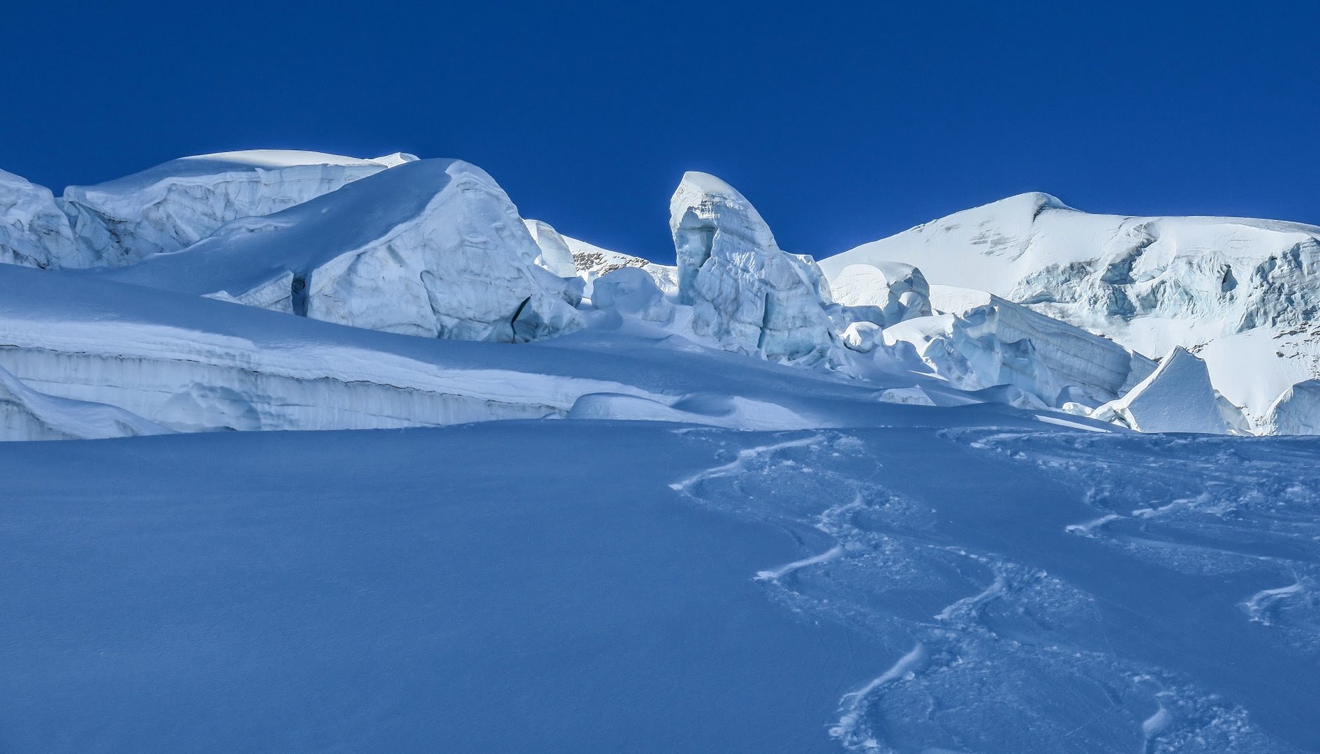 Unterwegs am Gletscher 