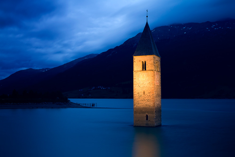 Unterwegs am Reschensee