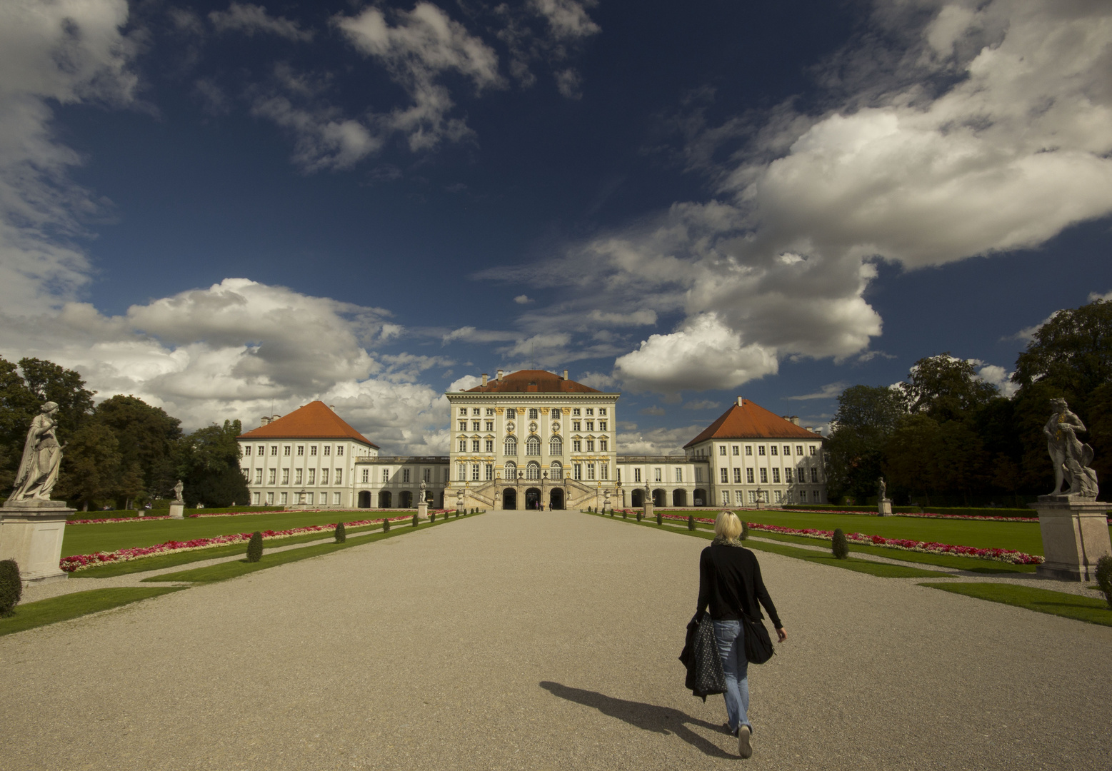 Unterwegs am Schloss Nymphenburg