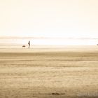 unterwegs am Strand