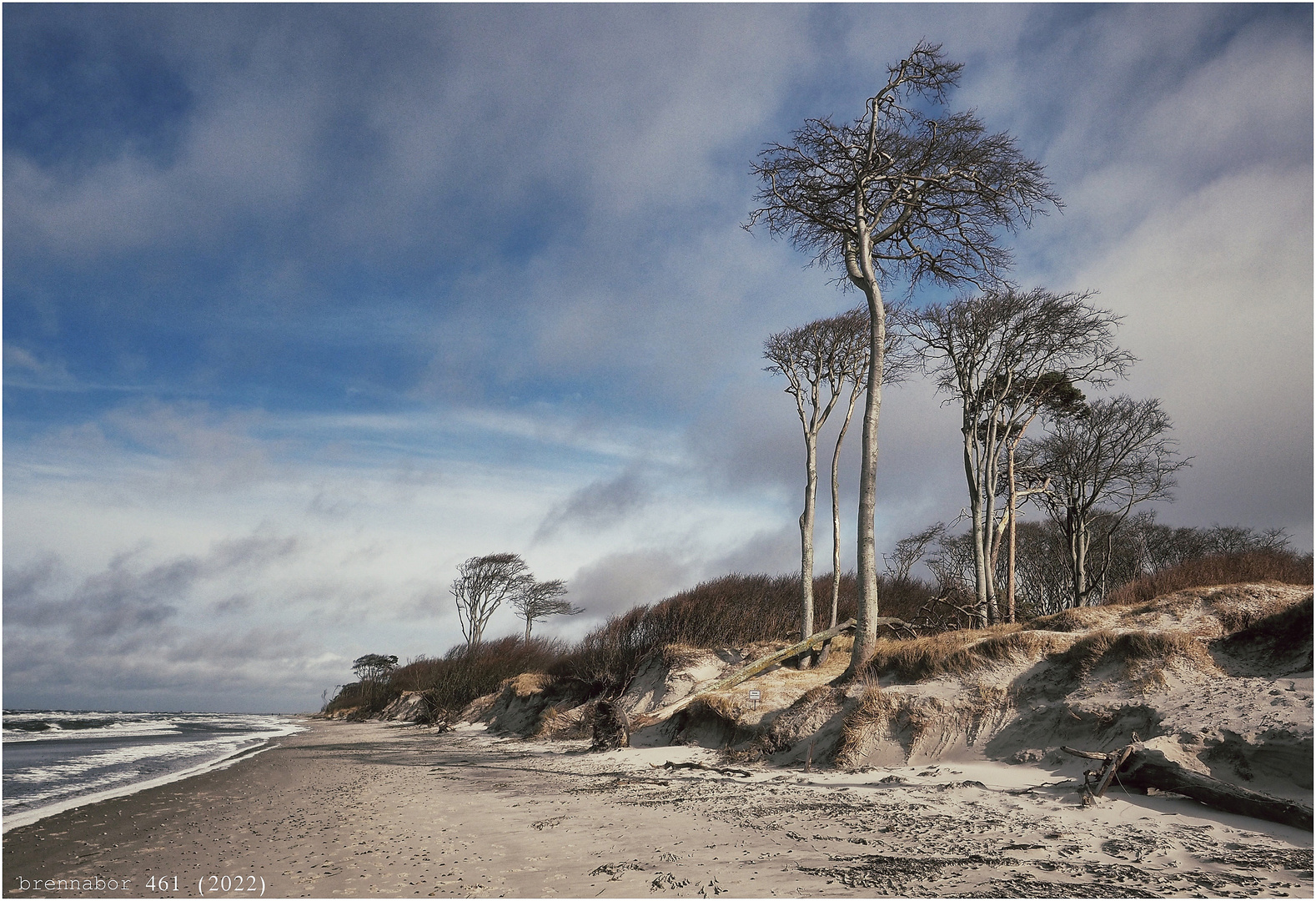 Unterwegs am Weststrand ...