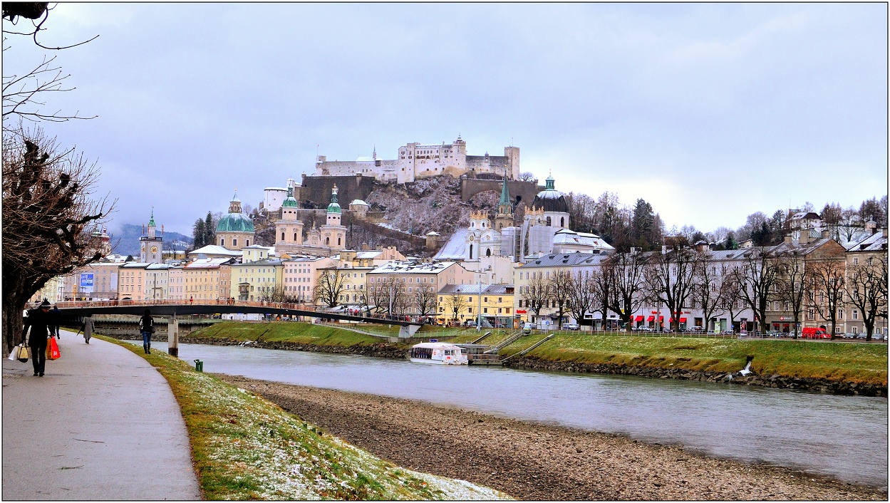 ... unterwegs an der Salzach ...