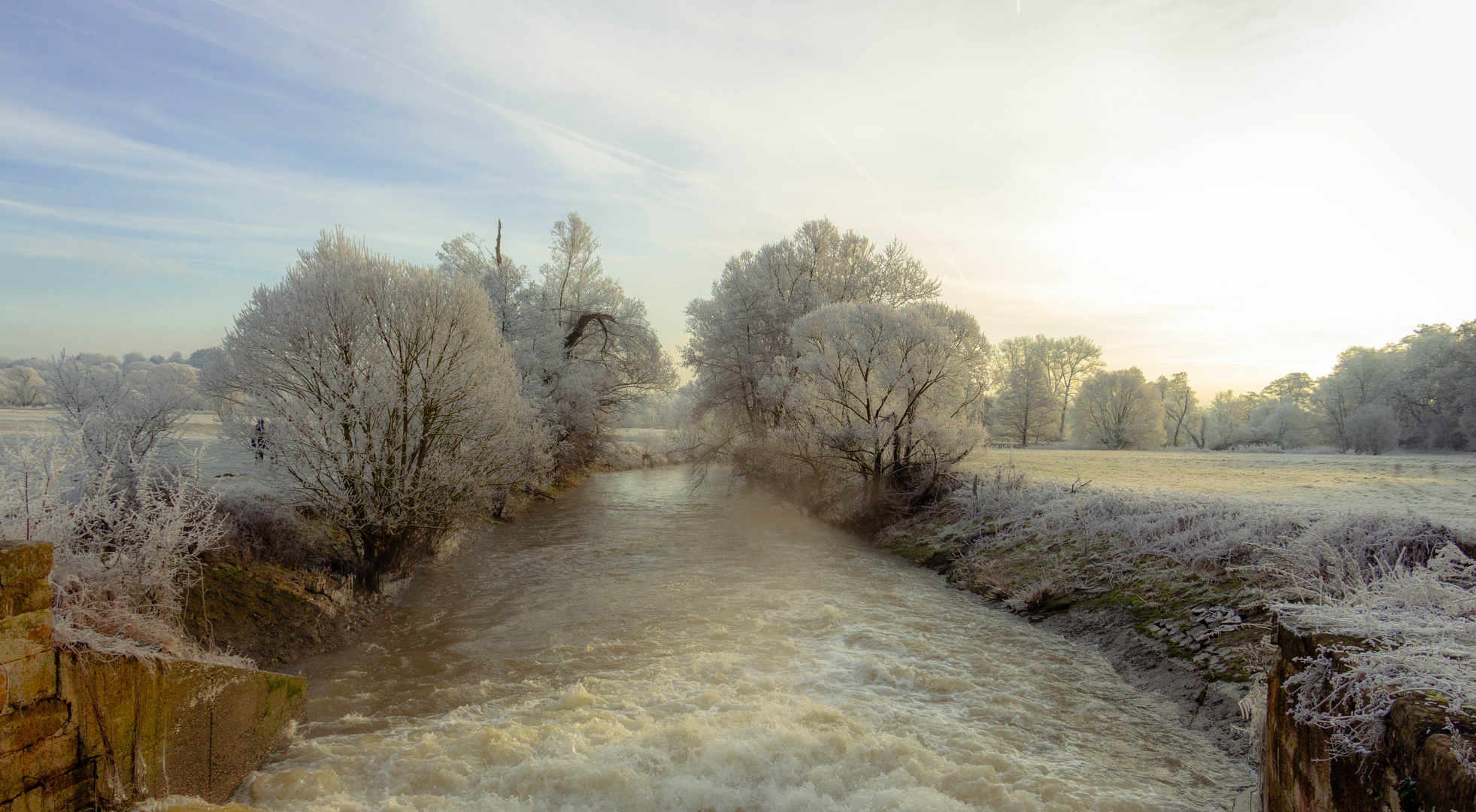 unterwegs an der Staustufe