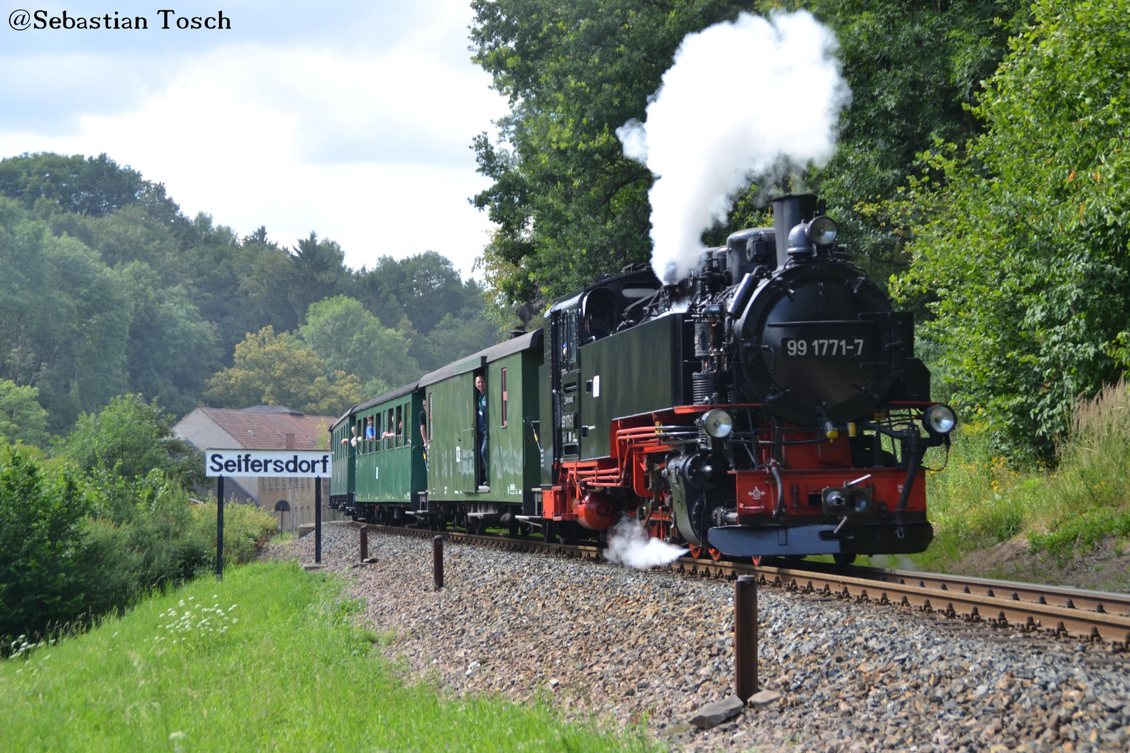 Unterwegs an der Weißeritztalbahn