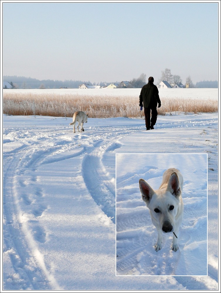 Unterwegs auch bei -13°C