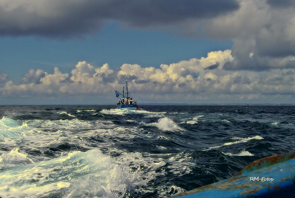 unterwegs auf dem Atlantik