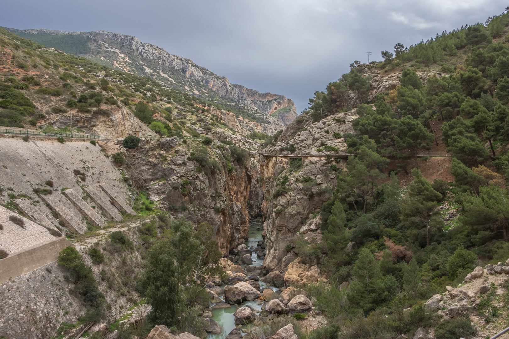 Unterwegs auf dem Caminito del Rey im Desfiladero de los Gaitanes