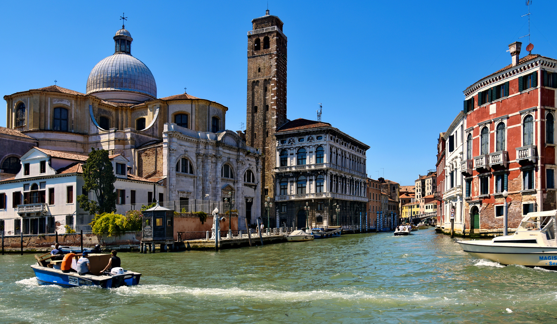 Unterwegs auf dem Canal Grande