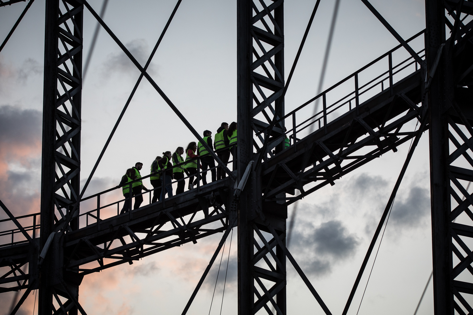 Unterwegs auf dem Gasometer Schöneberg