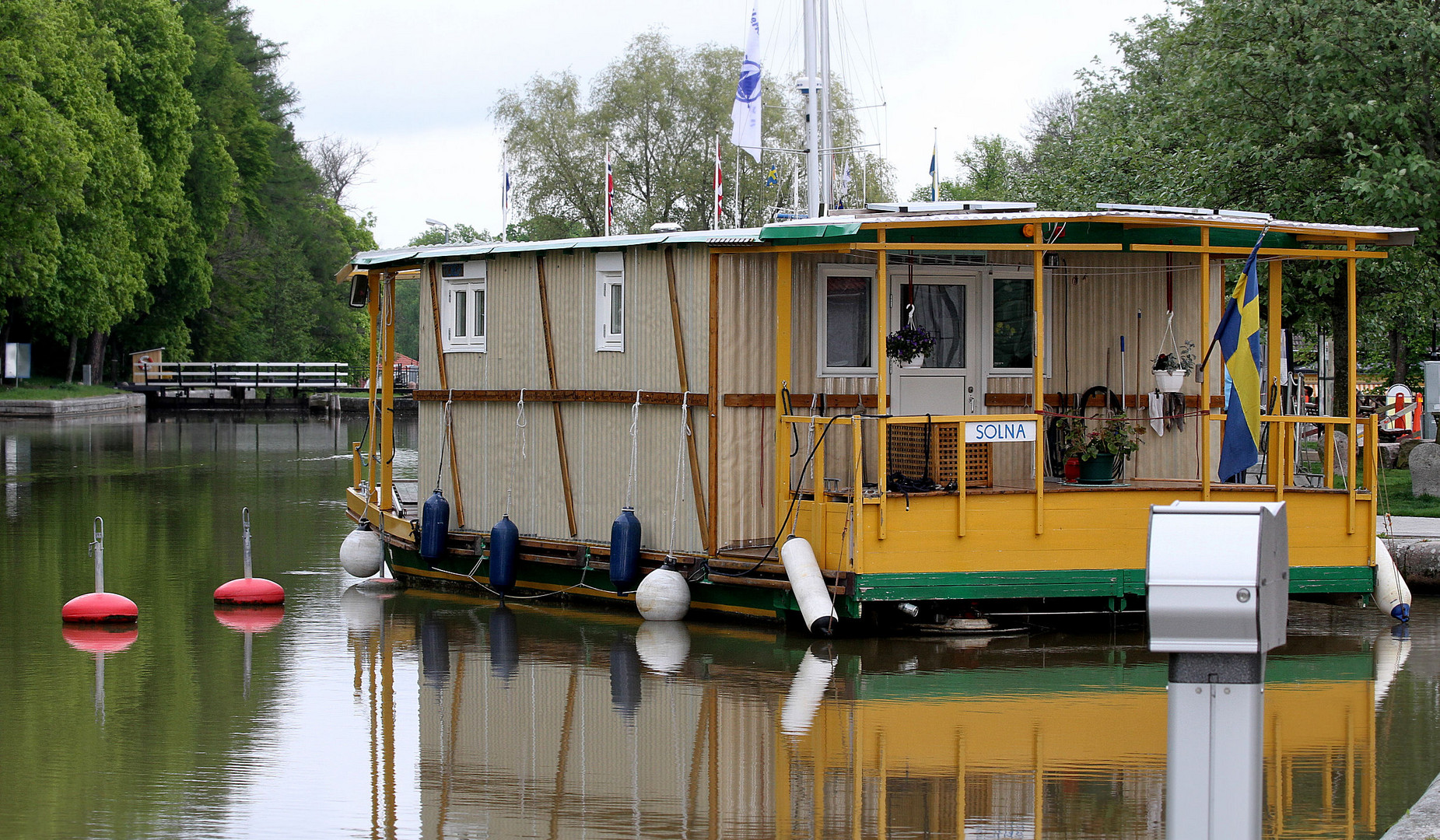 Unterwegs auf dem Götakanal....................