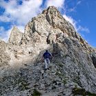 Unterwegs auf dem Mittenwalder Klettersteig 