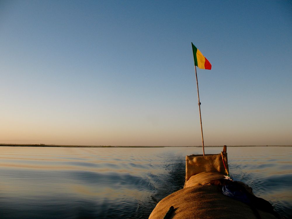 unterwegs auf dem Niger