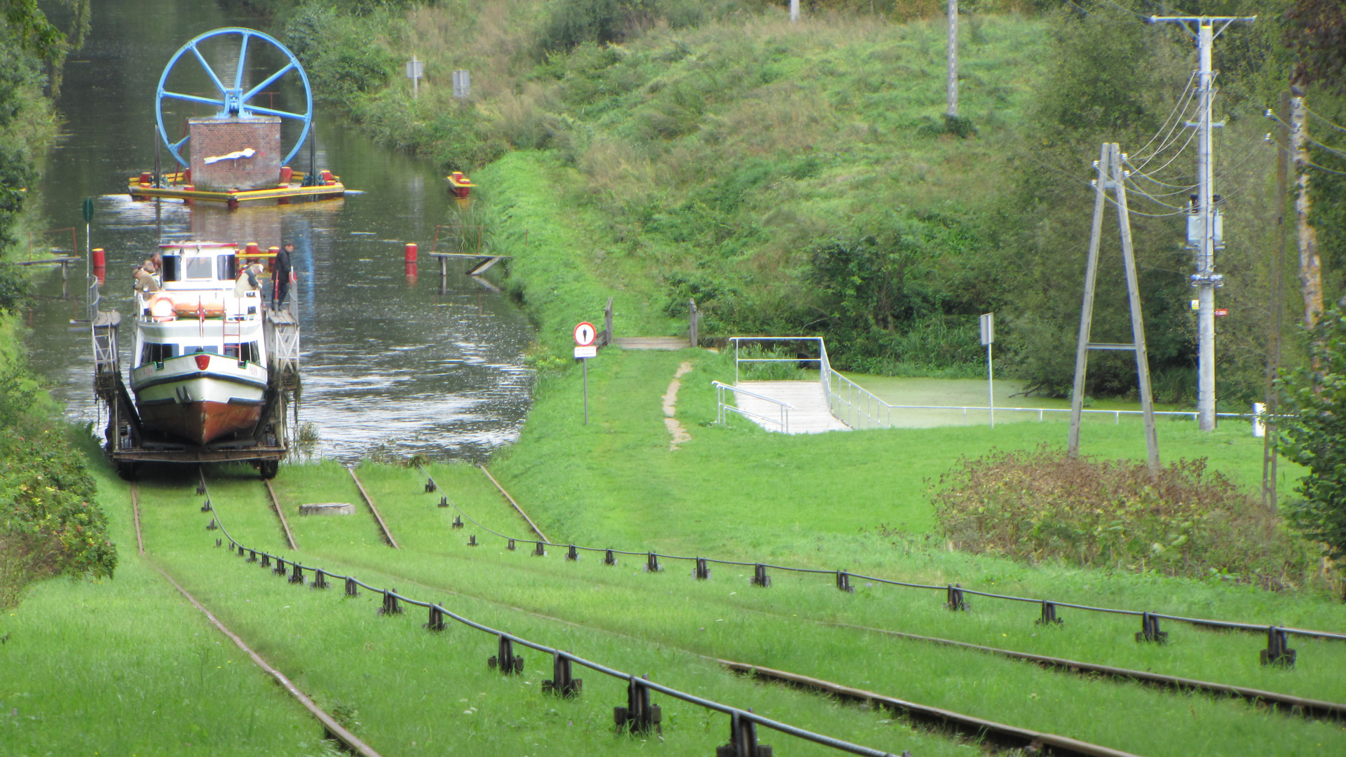 Unterwegs auf dem Oberländer Kanal