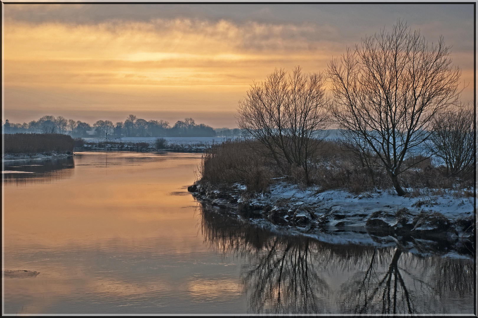 Unterwegs auf dem Ostedeich