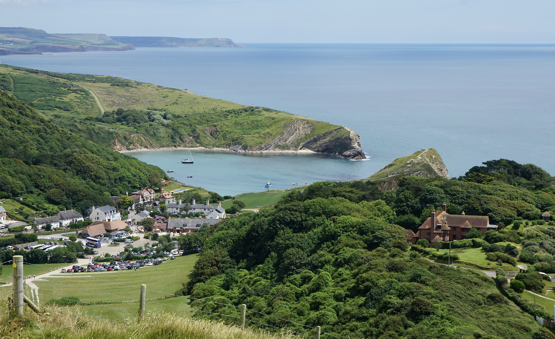 Unterwegs auf dem South West Coast Path - und wieder eine malerische Bucht