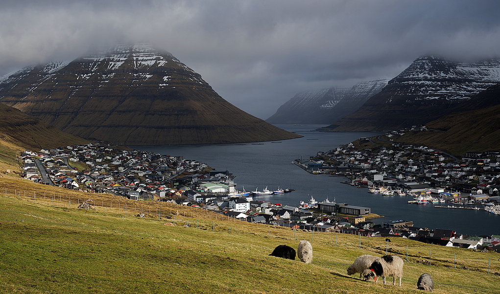 Unterwegs auf den Nordinseln - Klaksvik am Haraldssund