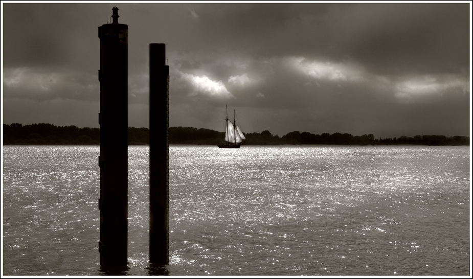 Unterwegs auf der Elbe