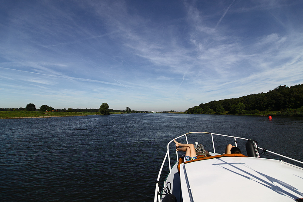 unterwegs auf der maas