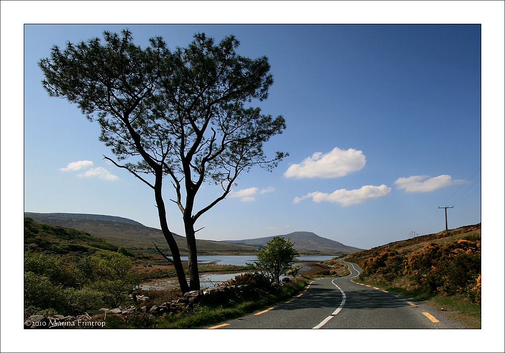 Unterwegs auf der N59 bei Mallaranny (Mulranny) - Irland, County Mayo