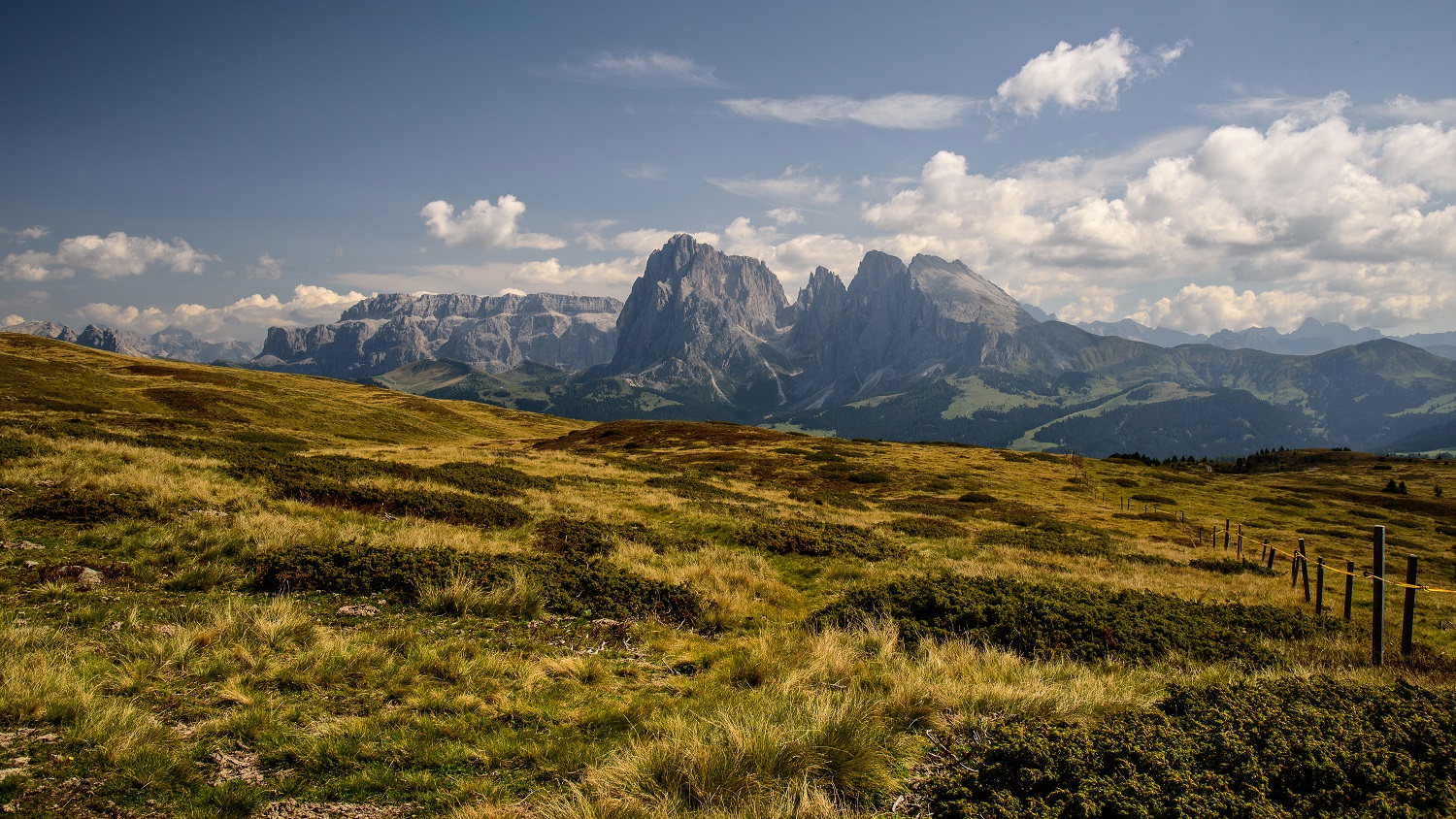 Unterwegs auf der Seiser Alm