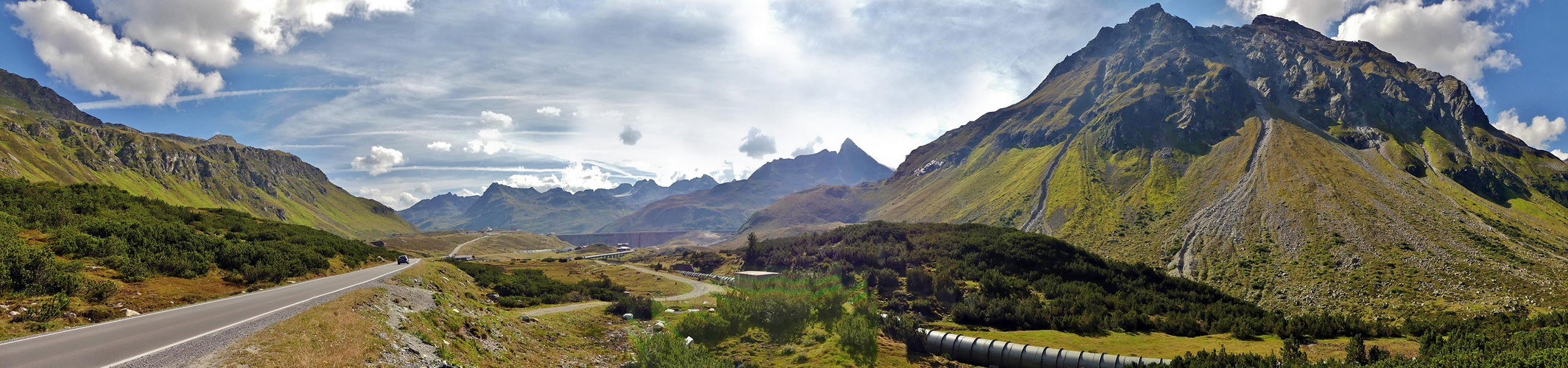 unterwegs auf der Silvretta Hochalpenstrasse