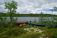 Unterwegs auf einem der unzähligen Seen Norwegens