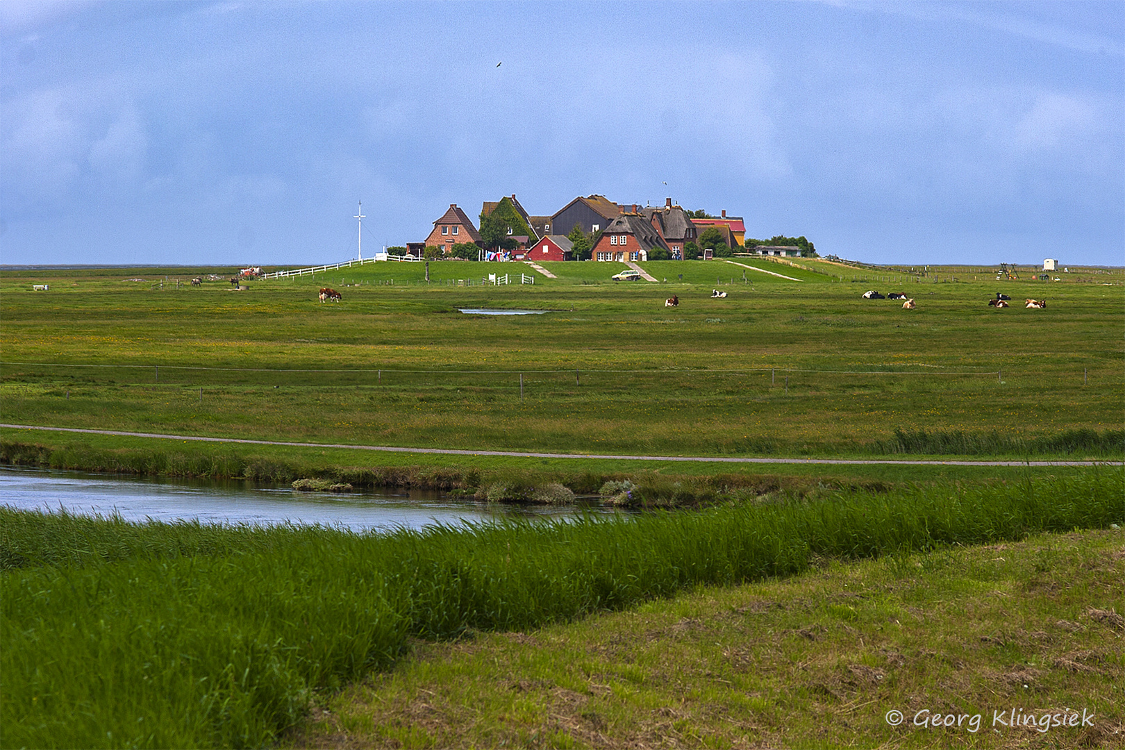 Unterwegs auf Hallig Hooge