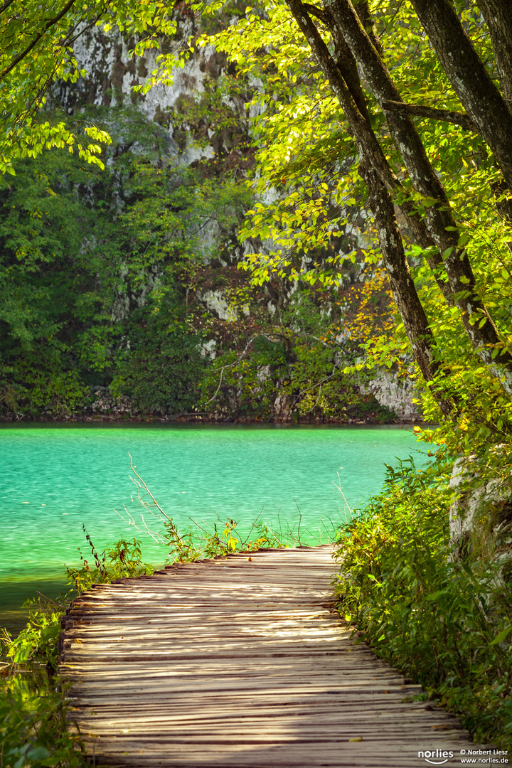 Unterwegs bei den Plitvicer Seen