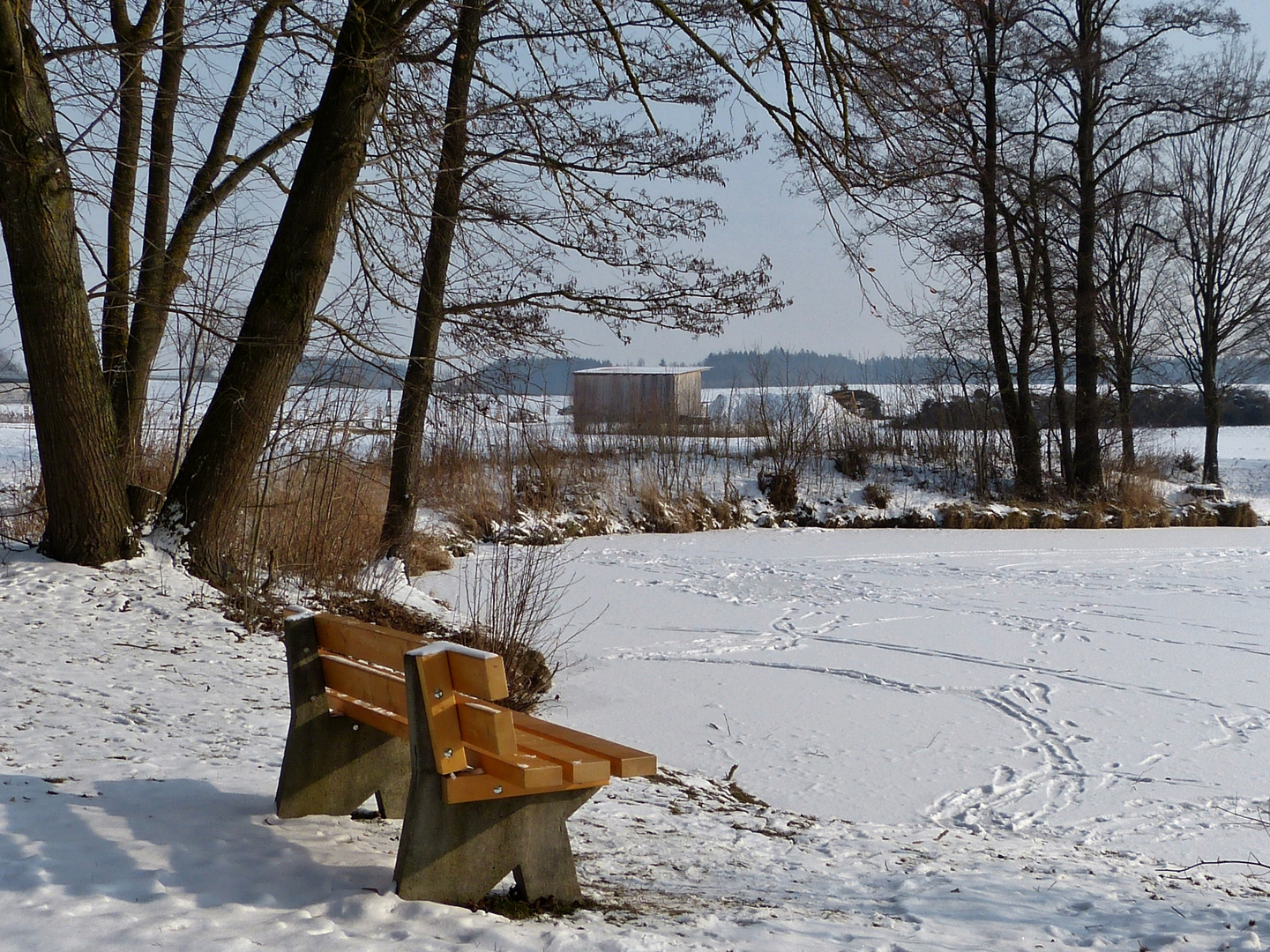 Unterwegs bei kalten Temperaturen...