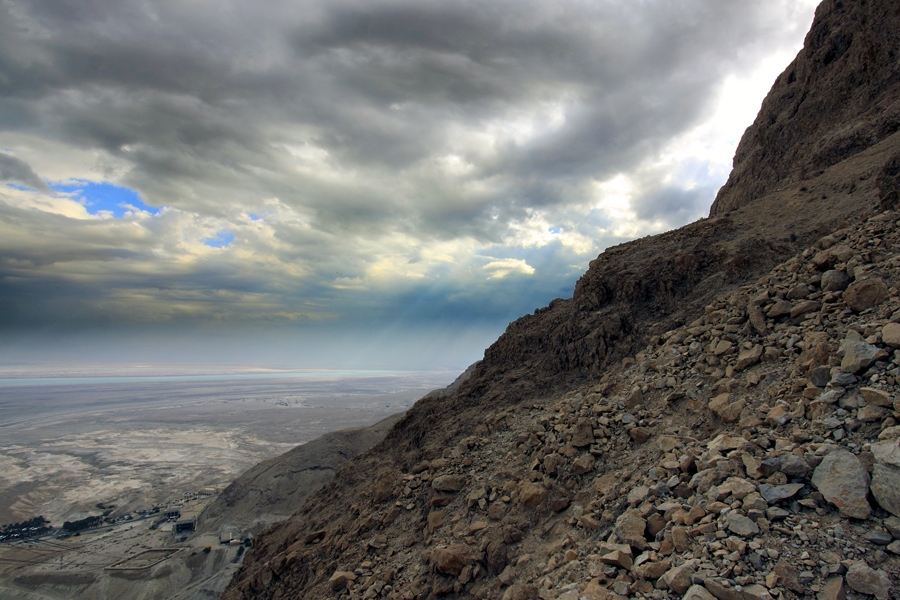 Unterwegs bei Masada