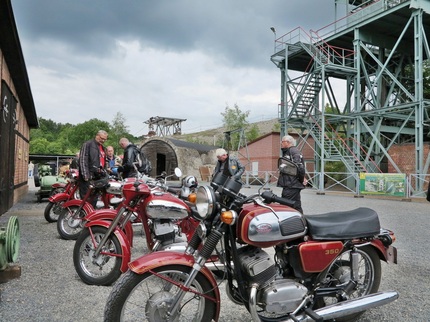 unterwegs beim 12.Jawatreffen der Jawafreunde-Magdeburg