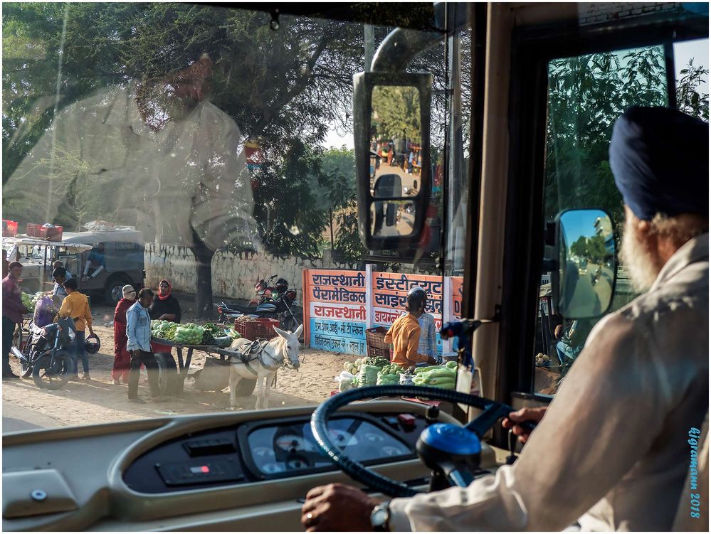 unterwegs durch rajasthan: spiegelungen......