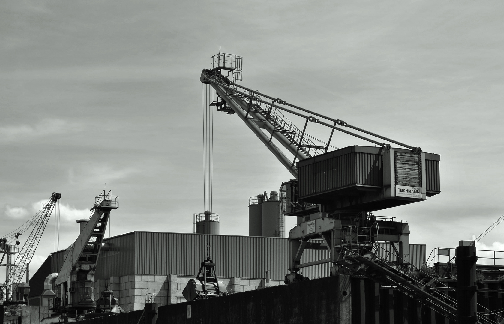 Unterwegs im Binnenhafen Dusburg