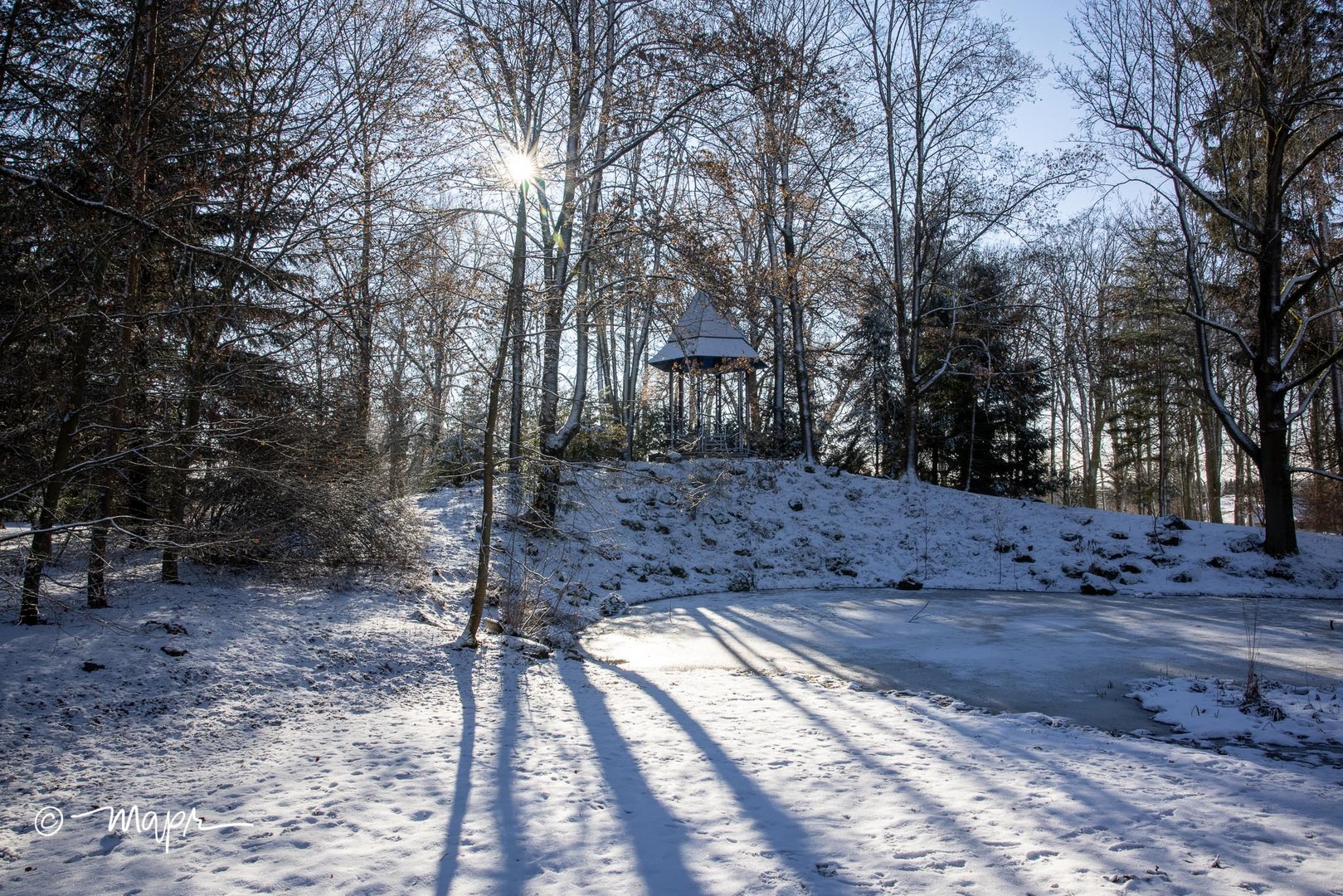 Unterwegs im Bürgerpark Theresienstein