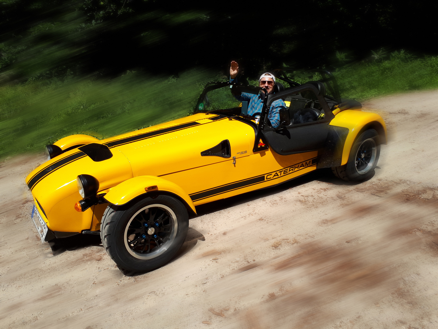 unterwegs im Caterham