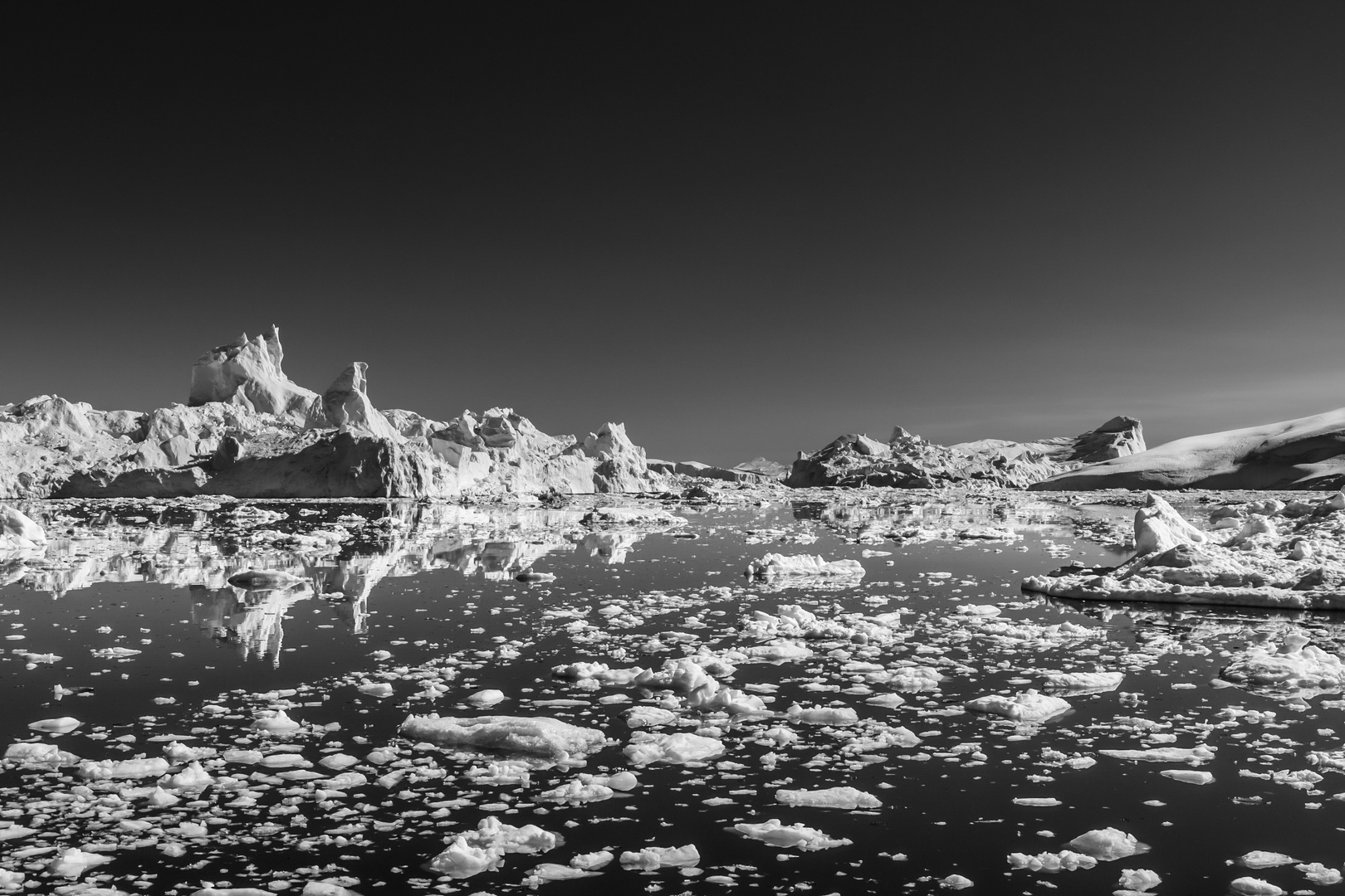 Unterwegs im Eisberglabyrinth