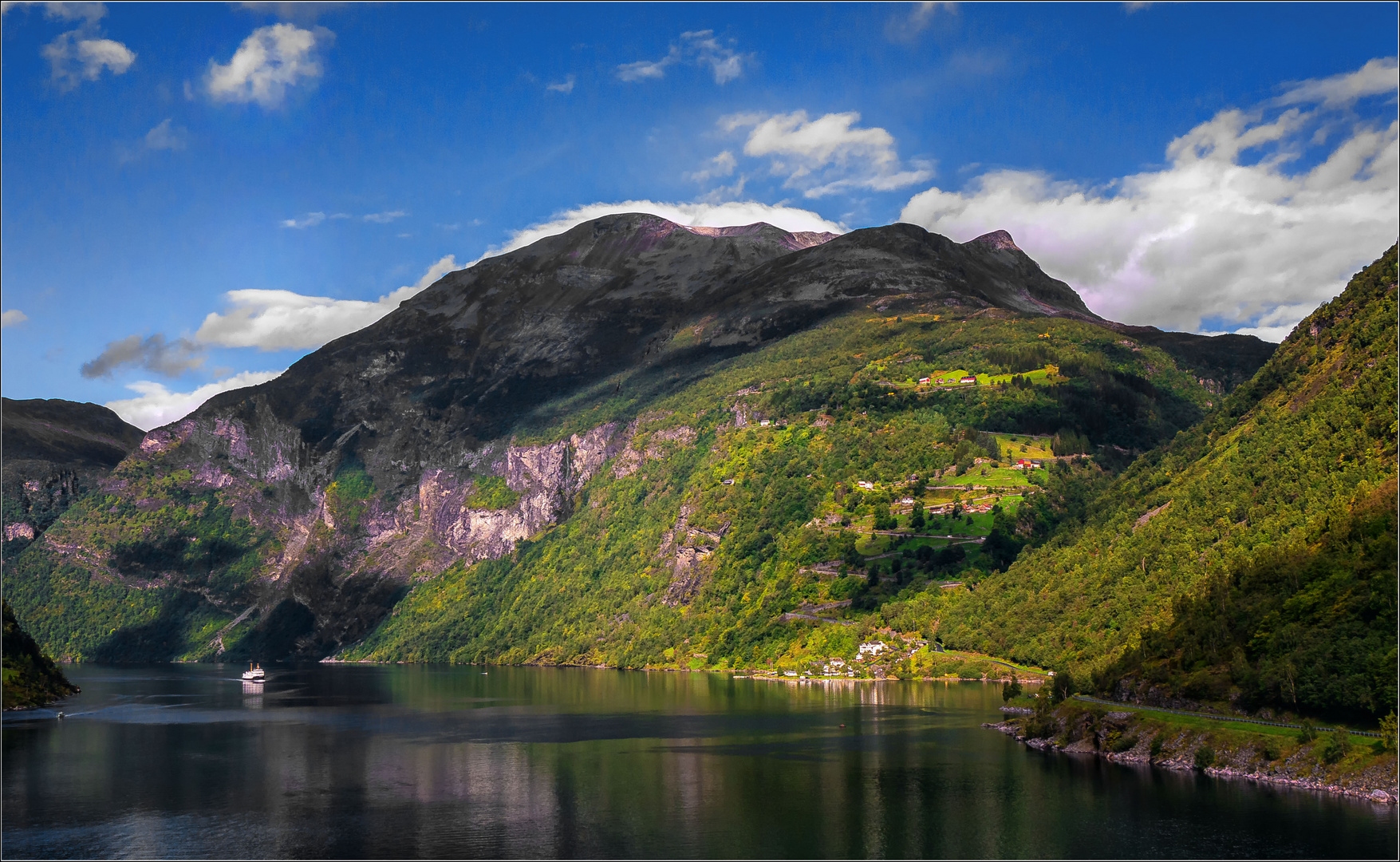 ... unterwegs im Fjord (2) ...