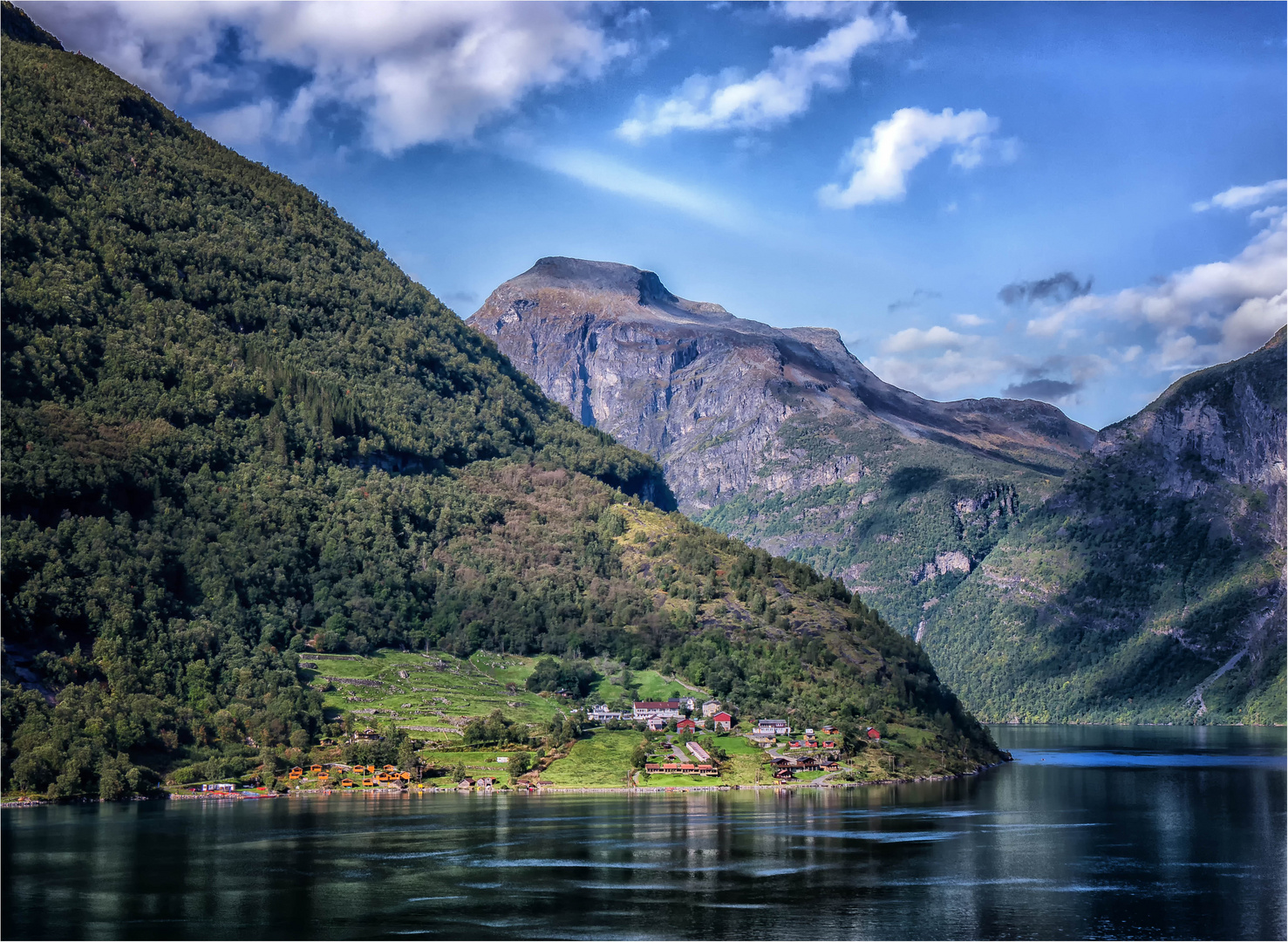 ... unterwegs im Fjord ...