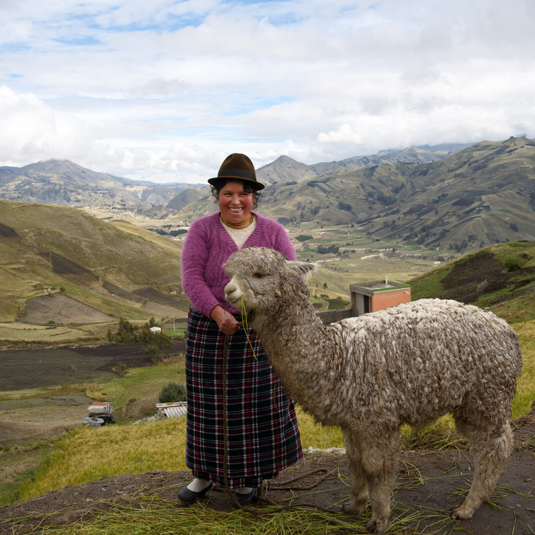 Unterwegs im Hochland von Ecuador