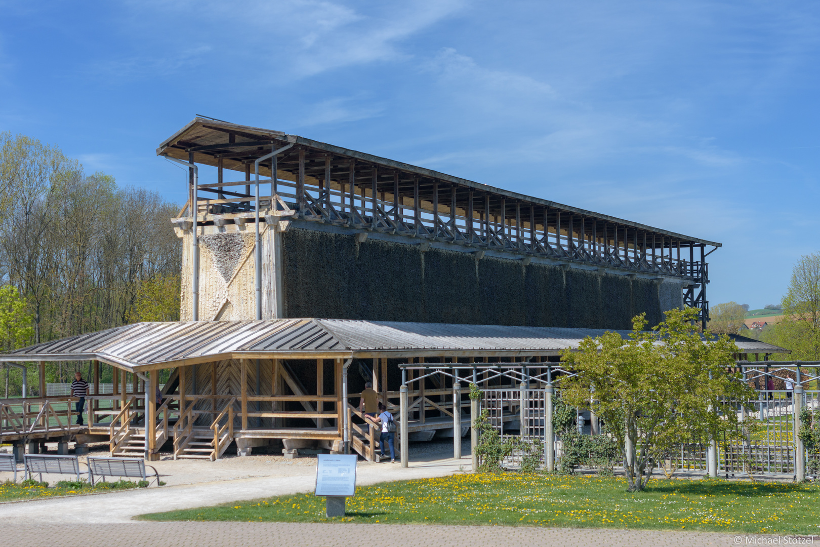 Unterwegs im Kurpark von Bad Staffelstein