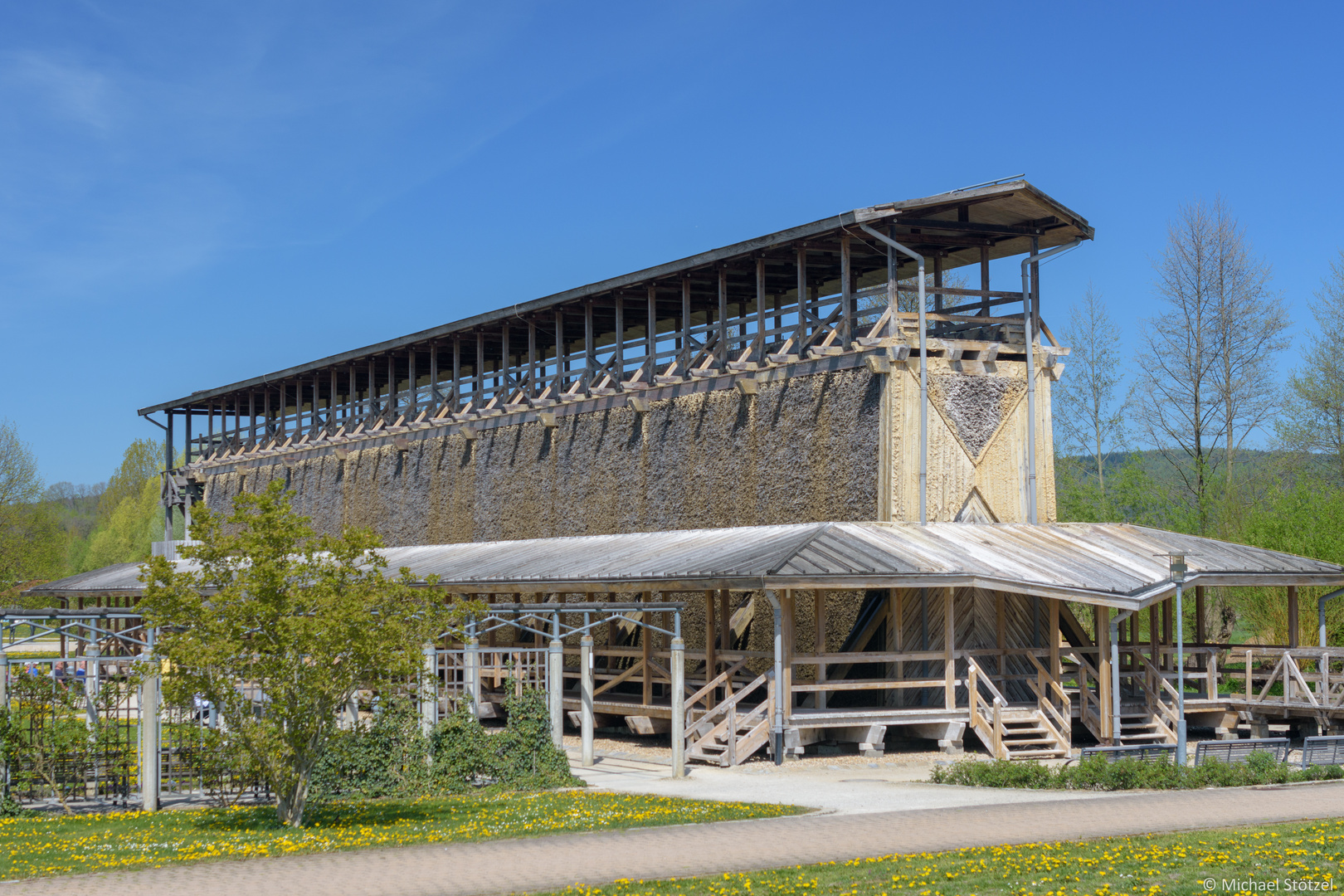 Unterwegs im Kurpark von Bad Staffelstein