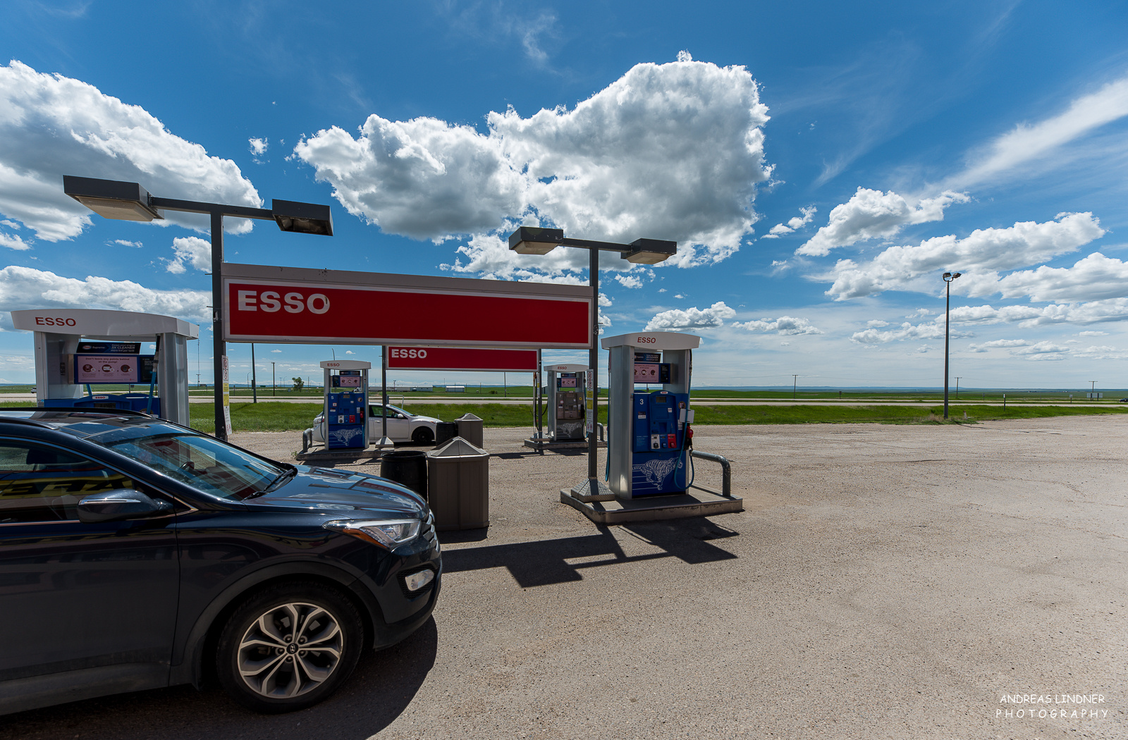 Unterwegs im "land of the living skies" (13): Tankstop