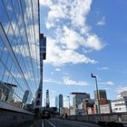 Unterwegs im Medienhafen von Düsseldorf