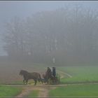 Unterwegs im Morgennebel