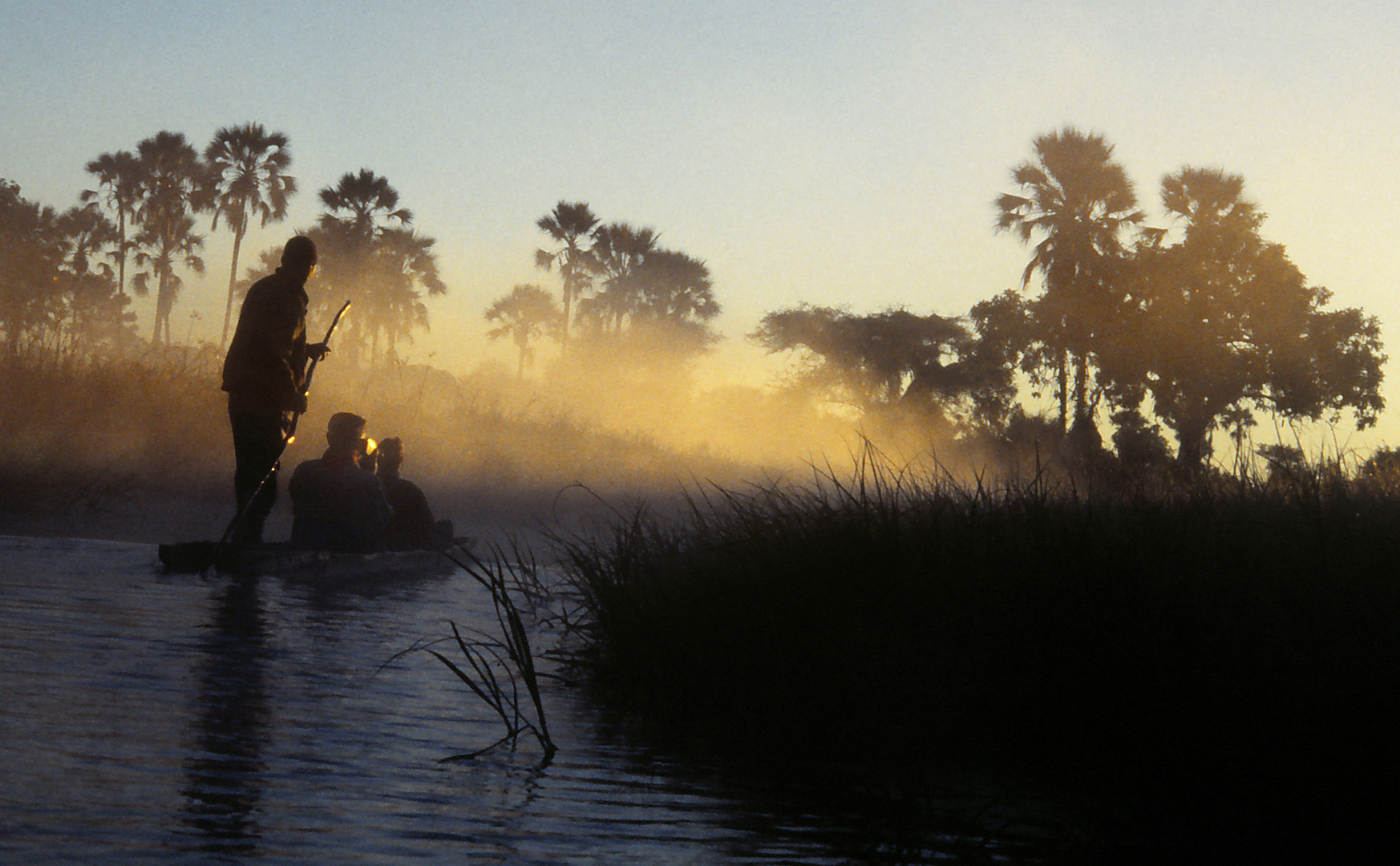 Unterwegs im Okawango-Delta