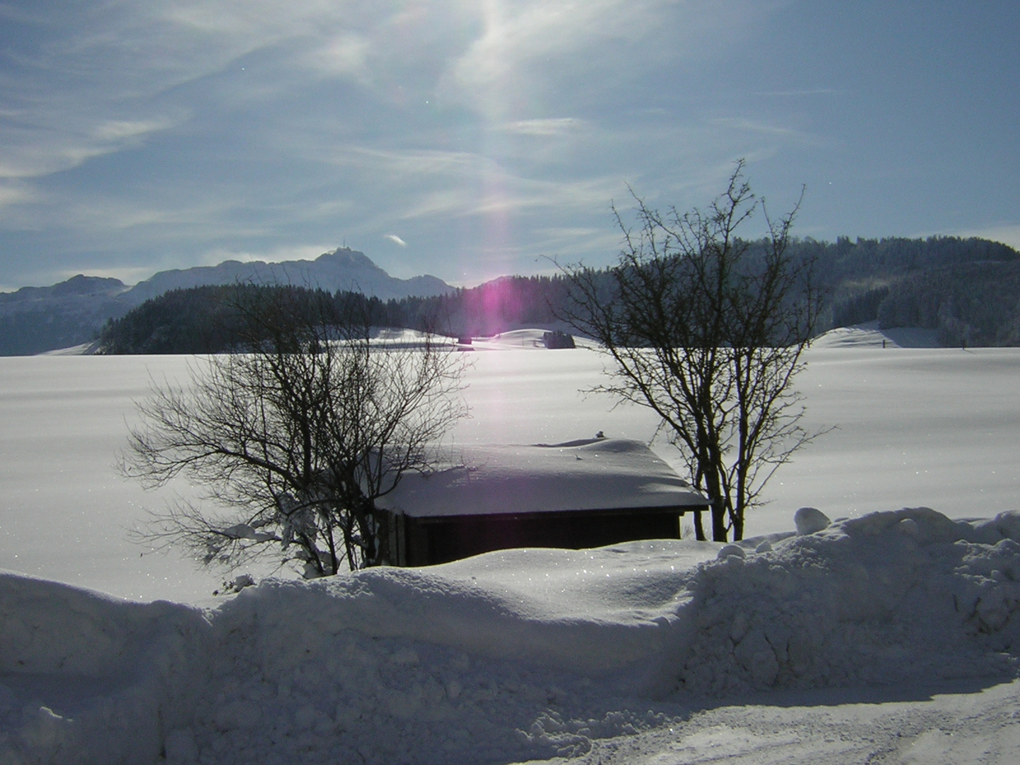 Unterwegs im Schnee