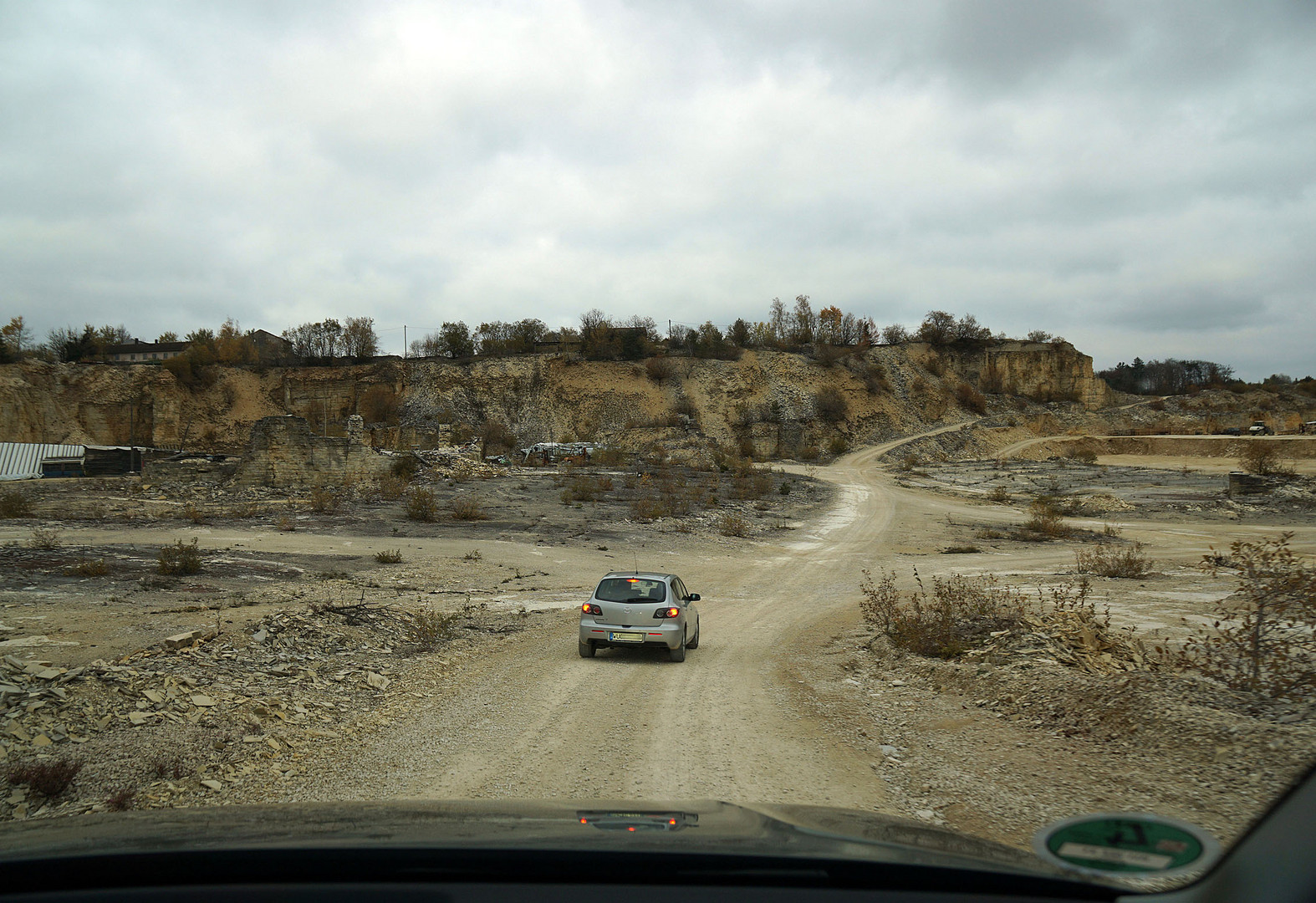 Unterwegs im Steinbruch